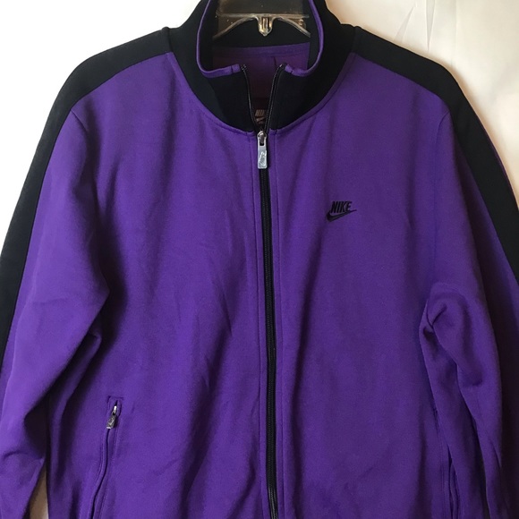 Nike Sportswear Purple and Black Zip Jacket - Picture 2 of 10